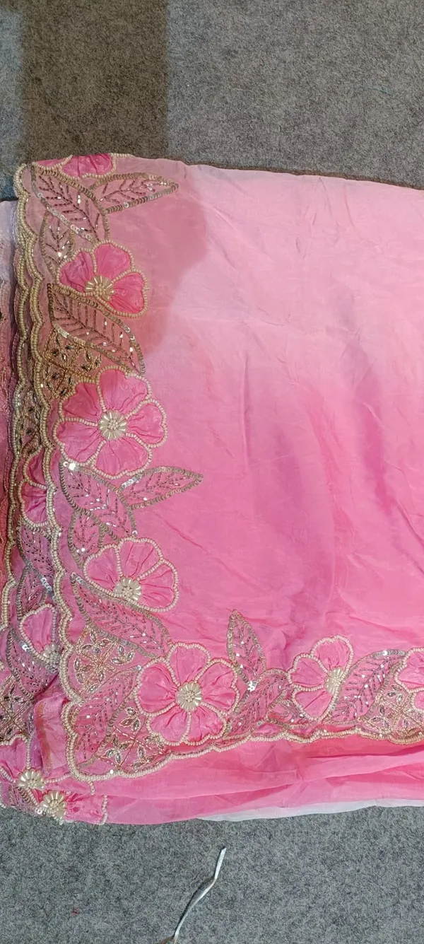 Pink_Organza_Floral_Embroidered_Sequin_Saree_For_Women