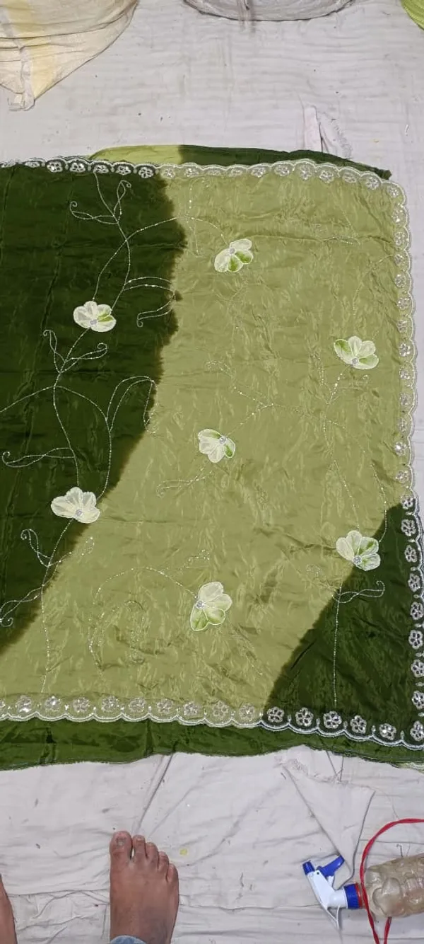 Green_Organza_Embroidered_Floral_Saree_For_Women