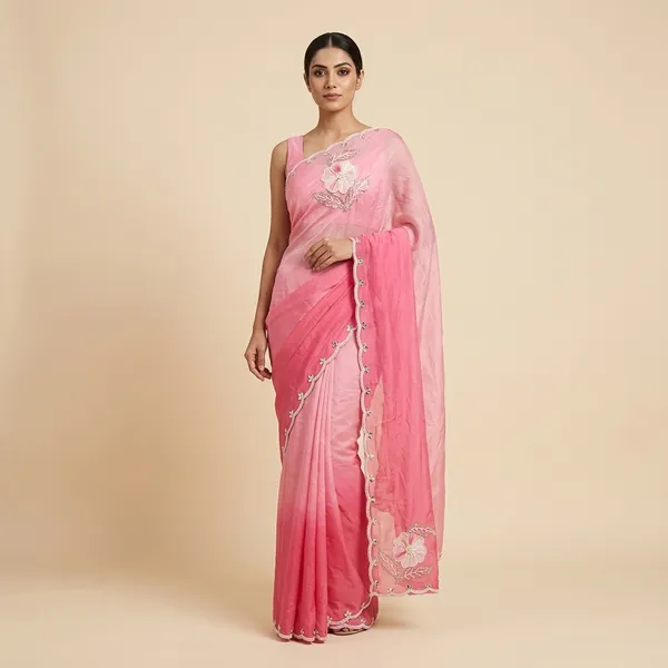 Pink_Net_Embroidered_Floral_Saree_For_Women