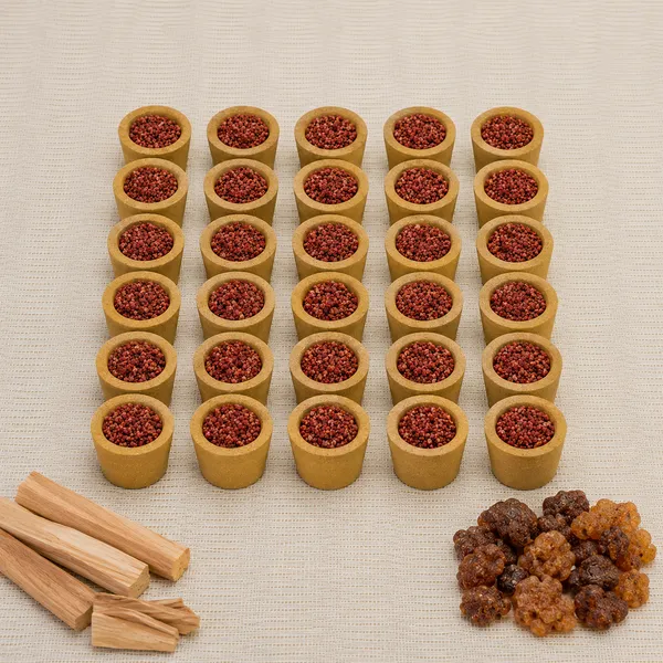 30_Organic_Sandalwood_(Chandan)_Dhoop_Cups_for_Home_&_Pooja_Pack_of_30_|_Natural_Cow_Dung_Sambrani_Havan_Cups_|_Ready-to-Use_Cup_for_Hawan_&_Aarti_|_(30_Cups)