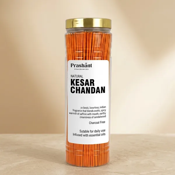 Kesar_Chandan_Charcoal-Free_Natural_Incense_Sticks_-_Pack_of_4_x_100_gm_