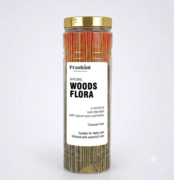 Woods_Flora_Incense_Sticks_-_Pack_of_4_x_100_gm__