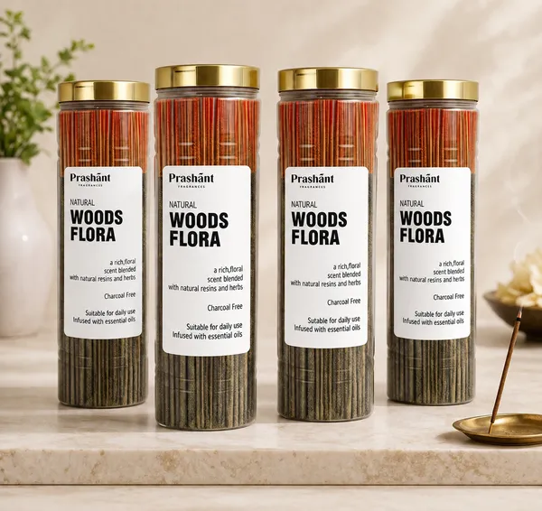 Woods_Flora_Incense_Sticks_-_Pack_of_4_x_100_gm__