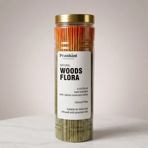 Woods_Flora_Incense_Sticks_-_Pack_of_4_x_100_gm__