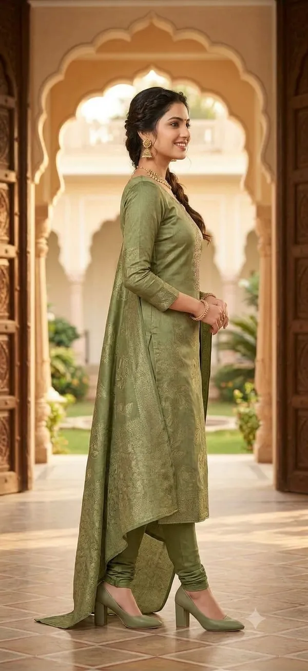 Kanjivaram_Unstitched_Suit_Set_For_Women