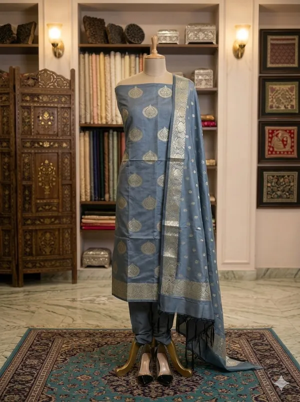 Kattan_Silk_Unstitched_Suit_Set_For_Women