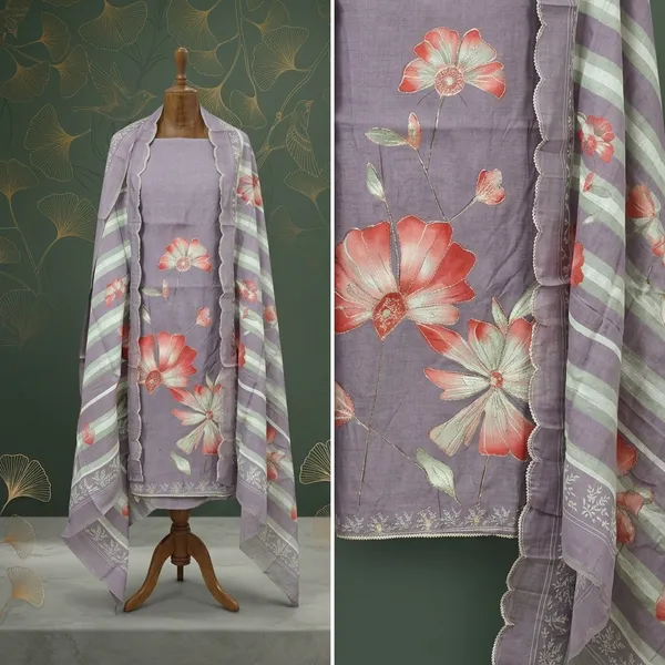 Lavender_Muslin_Cotton_Floral_Print_Unstitched_Suit_Set_For_Women