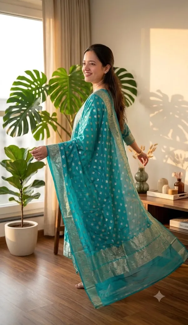 Organza_Silk_Unstitched_Suit_Set_For_Women