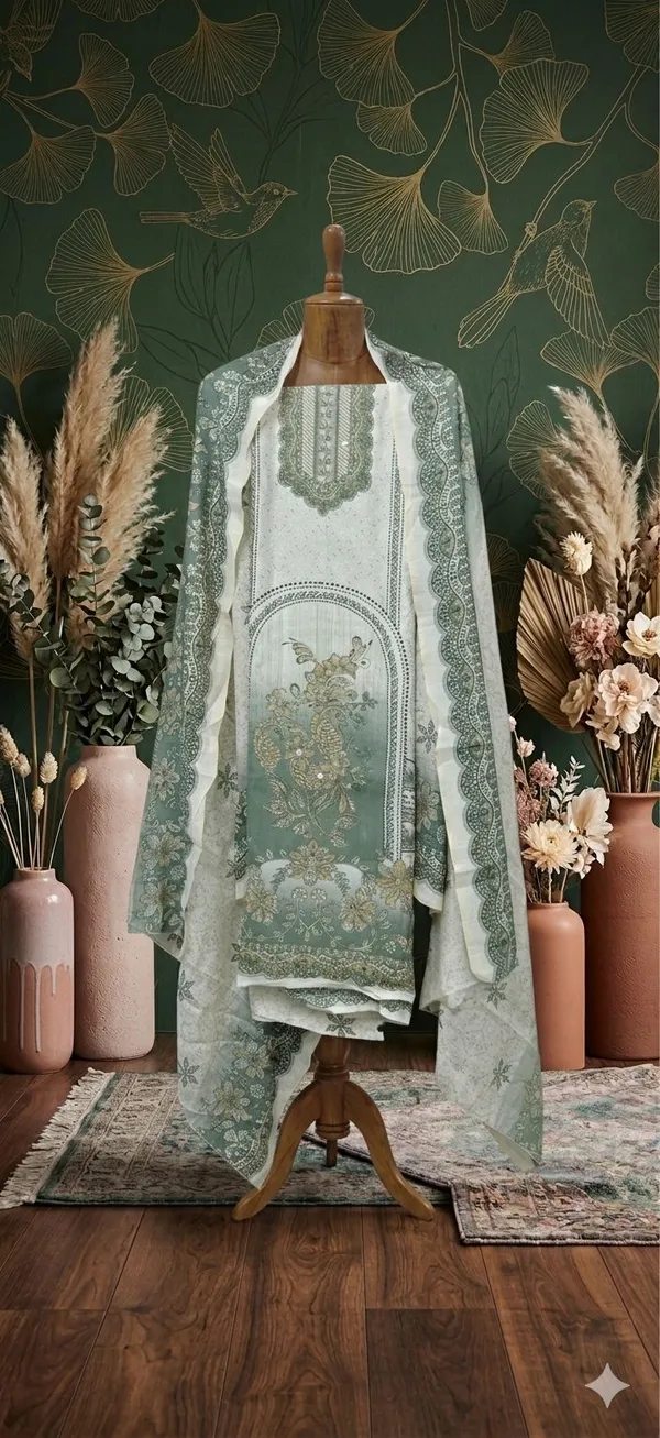 Mint_Green_Muslin_Cotton_Embroidered_Unstitched_Suit_Set_For_Women