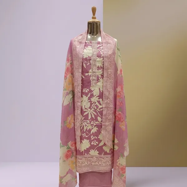 Pink_Jam_Cotton_Floral_Print_Unstitched_Suit_Set_For_Women