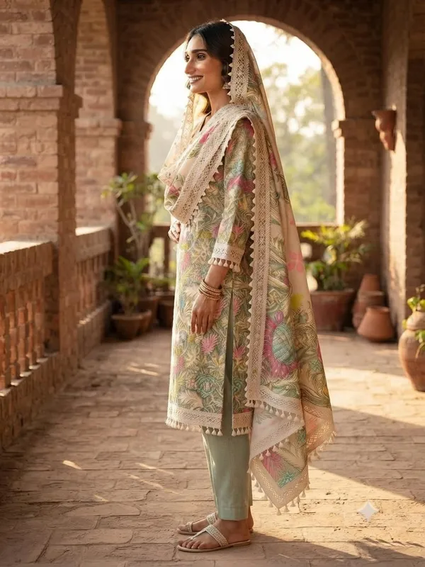 White_Cotton_Floral_Embroidered_Unstitched_Suit_For_Women