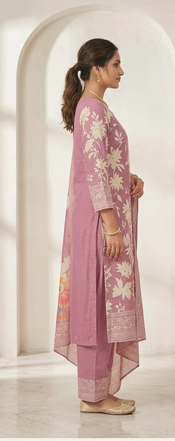 Pink_Jam_Cotton_Floral_Print_Unstitched_Suit_Set_For_Women