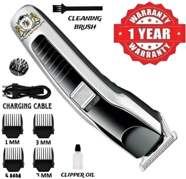 538_Trending_Professional_Rechargeable_Hair_Clipper_FNHG__Shaver_For_Men_(Black,_Silver)