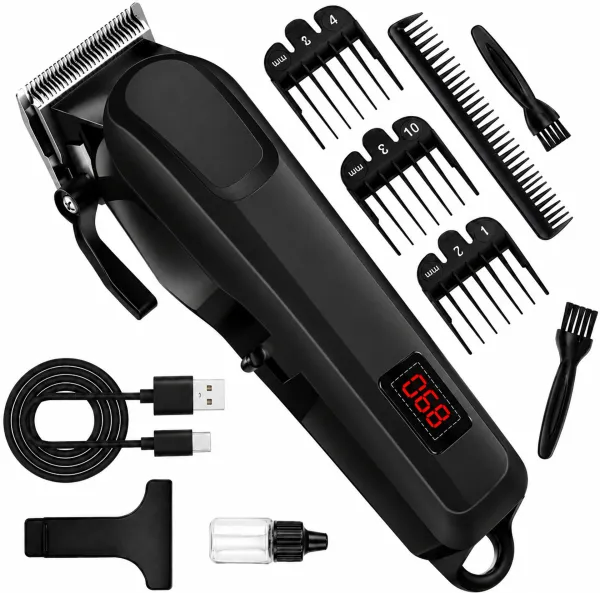 Professional_Hair_Trimmer_for_Men_|_Digital_Display_|_Rechargeable_Trimmer_240_min__Runtime_4_Length_Settings