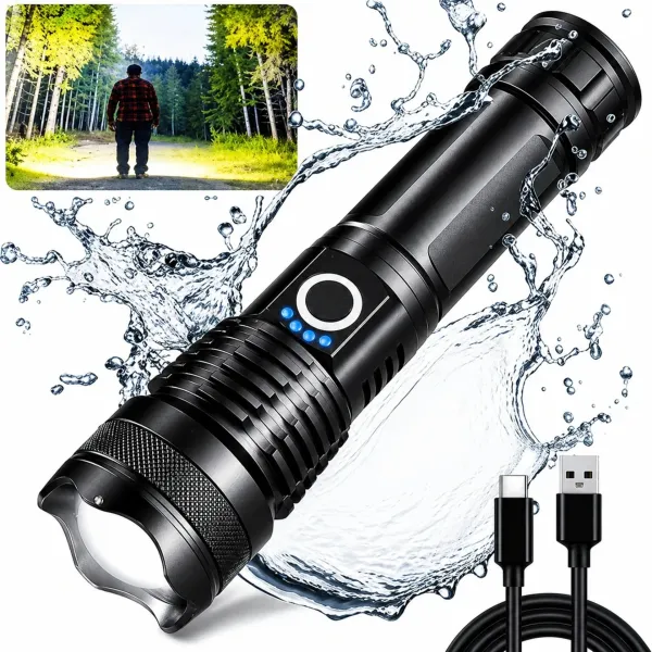 Rechargeable_LED_Flashlight_Torch_|_Super_Bright_|_Zoomable_|_5_Modes_|_Portable_Emergency_Light