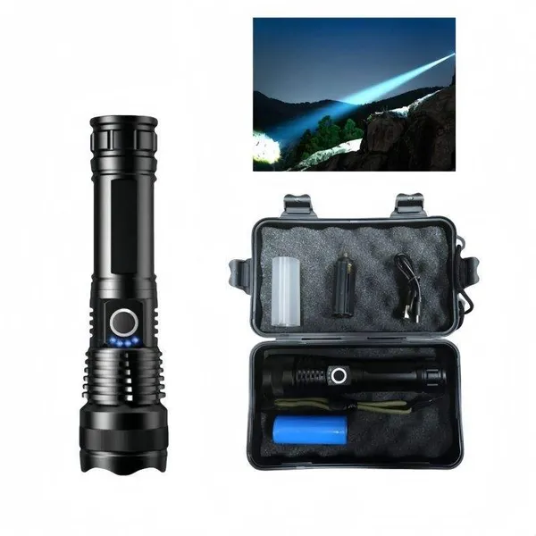 Rechargeable_Super_Bright_LED_Flashlight_Torch_with_Zoom_Focus,_USB_Charging,_5_Lighting_Modes_&_Metal_Body_for_Outdoor,_Emergency_&_Home_Use