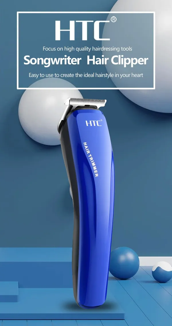 At_528_Blue_Rechargeable_Cordless_Stainless_Steel_Blade_Beard_Trimmer