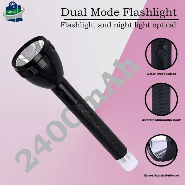 Led_Rechargeable_2_In_1_Long_Range_Torch_Up_To_1_Km_With_Dual_Lithium_Battery