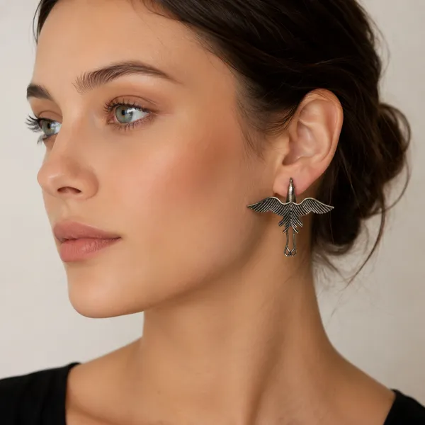 Silver_Oxidized_German_Silver_Parrot_Dangle_Earrings_For_Women_-_Pack_of_2