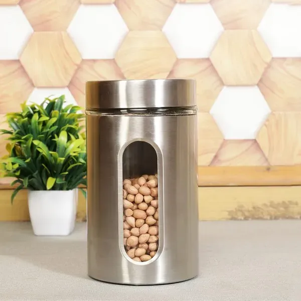 1000ML__Stainless_Steel_Canister_Glass_Jar_Pack_of_4_Premium_Pantry_Organizers_Containers_Perfect_Kitchen_Storage_