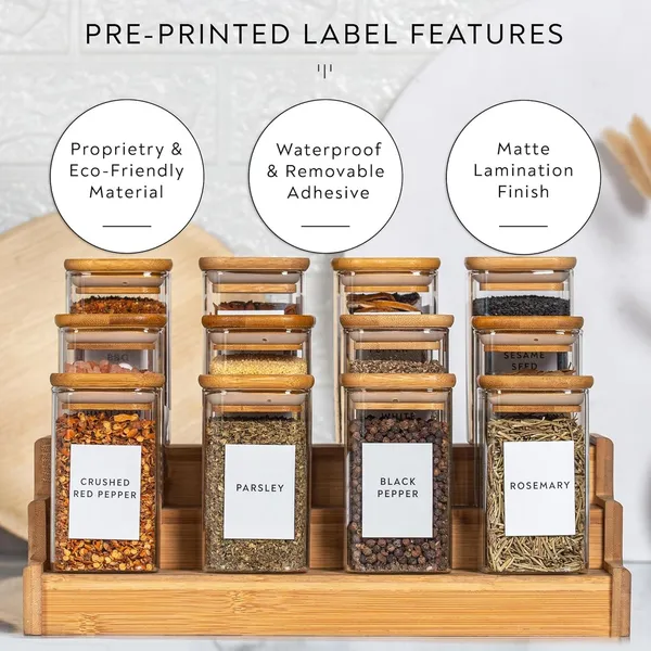 Vilon_9oz_Glass_Spice_Jars_Set_Of_12_With_Bamboo_Lids_White_Vinyl_Labels_Square_Airtight_Kitchen_Storage_Containers_For_Spices_Herbs_Seasonings