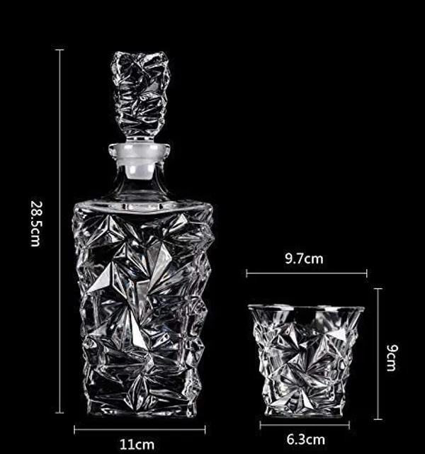Vilon_Crystal_Clear_7_Pcs_Decanter_And_Glasses_Set_Stylish_1_Decanter_And_6_Pcs_Glass_Set_Perfect_For_Whiskey_Scotch_Wine_Vodka_Tequila_Rum