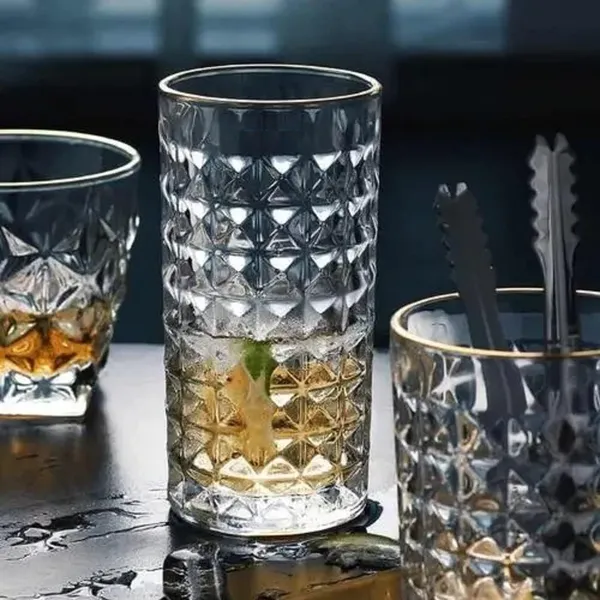 Vilon_Italian_Premium_Juice_And_Water_Glasses_Set_Of_6_Transparent_300ml_Drinking_Water_Glasses_Stylish_And_Crystal_Square_Highball_Glasses_For_Water_Juice_And_Cocktails_Diamond_Glass_300ml