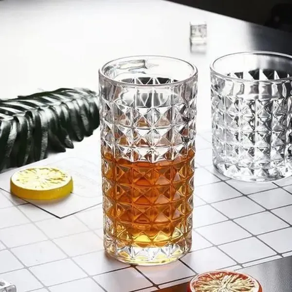 Vilon_Italian_Premium_Juice_And_Water_Glasses_Set_Of_6_Transparent_300ml_Drinking_Water_Glasses_Stylish_And_Crystal_Square_Highball_Glasses_For_Water_Juice_And_Cocktails_Diamond_Glass_300ml