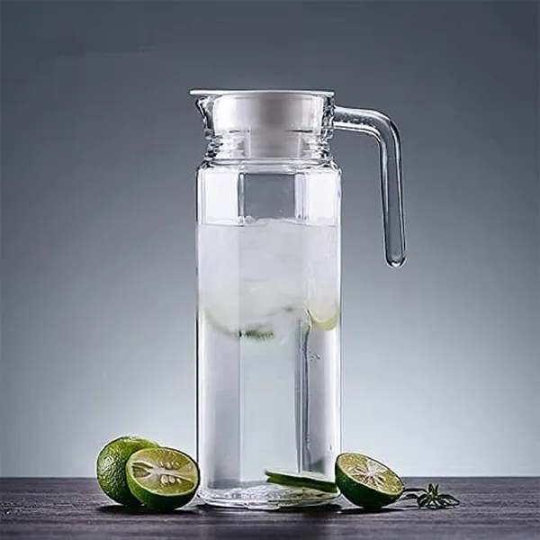 Vilon_Glass_Iced_Drink_Dispensers_With_Spout_And_Tap_Steel_Lid_Cold_Beverage_Dispenser_For_Beer_Water_Cocktails_And_More_Capacity_5_Litres_Clear_Glass_Jug