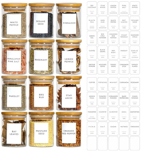 Vilon_6oz_220ml_12_Pack_Glass_Jars_Set_Cylinder_Spice_Jars_With_Bamboo_Lids_And_Labels_Food_Storage_Container_Canisters_For_Home_Kitchen_Spice_Herbs_Seasoning_Seed_Tea_Sugar_Salt