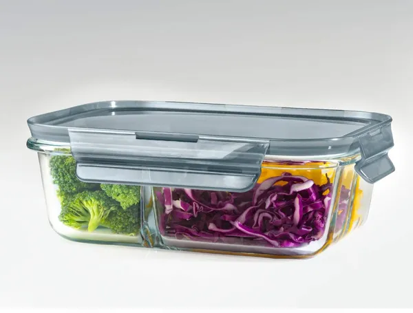 Vilon_Italian_Premium_Rectangular_Glass_Lunch_Box_With_Clamp_Plastic_Lid_Food_Storage_Container_1000ml_3_Compartment_1_Piece_Transparent