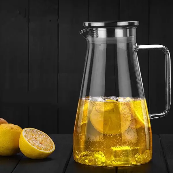 Premium_Borosilicate_Glass_Water_Jug_1_8_Ltr_Transparent_Hot_Cold_Water_Pitcher_With_Lid_Iced_Tea_Milk_Juice_Lemonade_Beverage_Carafe_1_80l_Durable_Glass_Jug_For_Home_Parties