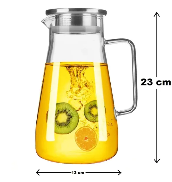 Premium_Borosilicate_Glass_Water_Jug_1_8_Ltr_Transparent_Hot_Cold_Water_Pitcher_With_Lid_Iced_Tea_Milk_Juice_Lemonade_Beverage_Carafe_1_80l_Durable_Glass_Jug_For_Home_Parties