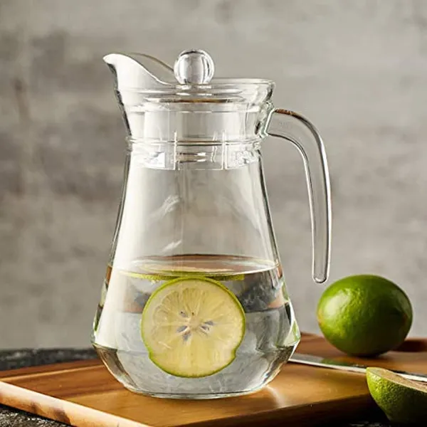 Vilon_Italian_Premium_Glass_Jug_1300_Ml_With_Lid_Drinking_Glasses_Set_6_Glass_300ml_Water_Jug_Glass_For_Hot_Cold_Water_Coffee_Milk_Juice_Iced_Tea_Transparent_1_Jug_6_Glass