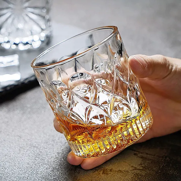 Vilon_Premium_Whiskey_Glass_Clear_Crystal_300_Ml_Set_Of_4_Green_Whiskey