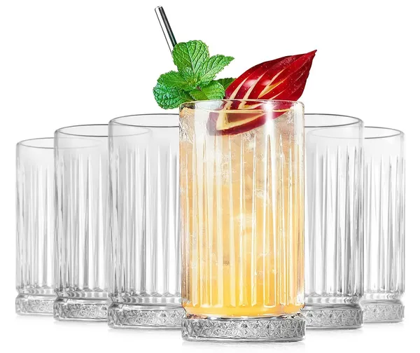 Vilon_Premium_Juice_And_Water_Glasses_Set_Of_6_270ml_Transparent_Highball_Drinking_Glasses_Stylish_Crystal_Glassware_For_Water_Juice_And_Cocktails_Long_Ring_Design_Glass_Set_For_Home_Dining