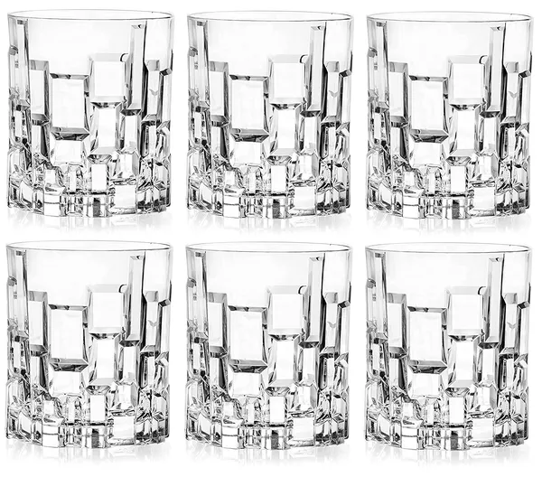 Italian_Premium_Whiskey_Glass_Set_6_320_Ml_Old_Fashioned_Crystal_Transparent_Glass