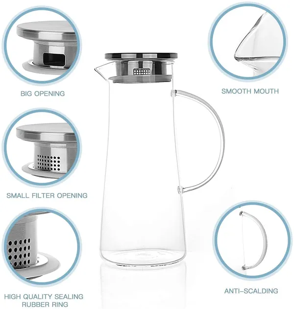 Premium_Glass_Water_Jug_1_3_Ltr_Transparent_Hot_Cold_Water_Pitcher_With_Lid_Water_Jug_Iced_Tea_Milk_And_Juice_Beverage_Carafe_Lemon_Jug_1_30_Liter_Borosilicate_Jug_1_3_Lieter