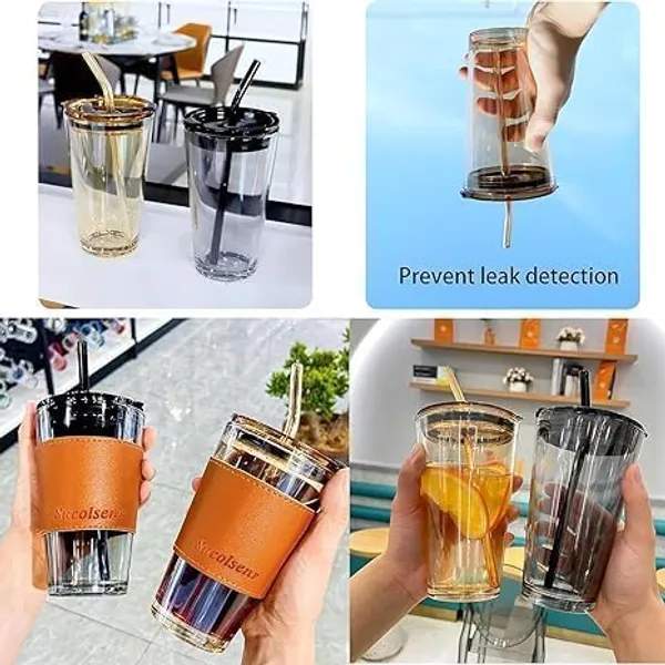 Travel_Sipper_Tumbler_Black_Mug_With_Straw_And_Lid_400ml_Tea_And_Coffee_Cup_Fruit_Juice_And_Milk_Glass_Pack_Of_1_Sipper_1