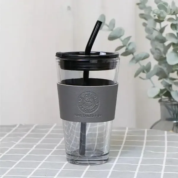 Travel_Sipper_Tumbler_Black_Mug_With_Straw_And_Lid_400ml_Tea_And_Coffee_Cup_Fruit_Juice_And_Milk_Glass_Pack_Of_1_Sipper_1