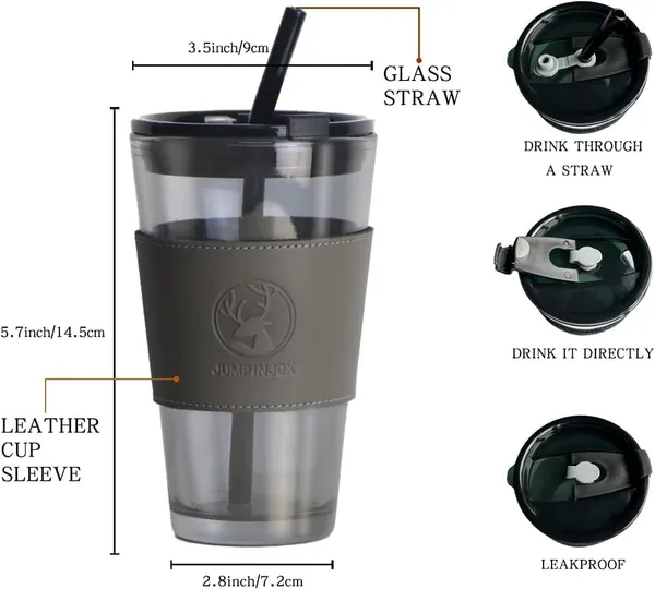 Travel_Sipper_Tumbler_Black_Mug_With_Straw_And_Lid_400ml_Tea_And_Coffee_Cup_Fruit_Juice_And_Milk_Glass_Pack_Of_1_Sipper_1