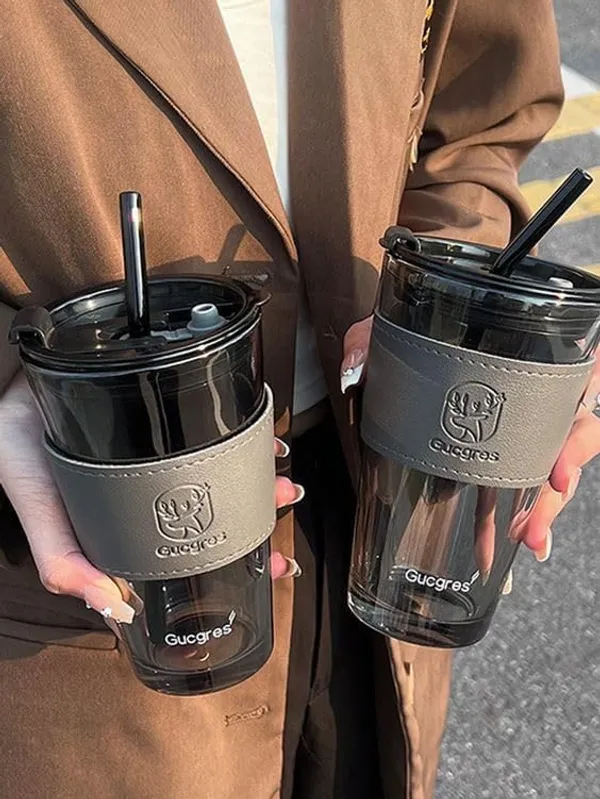 Travel_Sipper_Tumbler_Black_Mug_With_Straw_And_Lid_400ml_Tea_And_Coffee_Cup_Fruit_Juice_And_Milk_Glass_Pack_Of_1_Sipper_1