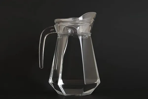 Vilon_Pack_Of_2_1300ml_Premium_Glass_Water_Jug_With_Plastic_Lid_Handle_Transparent_Beverage_Carafe_For_Home_Office_Etc_Pitcher_For_Serve_Water_Milk_Juice_Beverage_Chaas_Cocktail