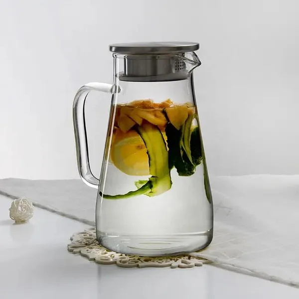 Pack_Of_2_Borosilicate_Glass_1800ml_1_8_Litre_Water_Jug_With_Handle_Juice_Beverage_Carafe_With_Stainless_Steel_Lid_Big_Glass_Iced_Tea_Pitcher