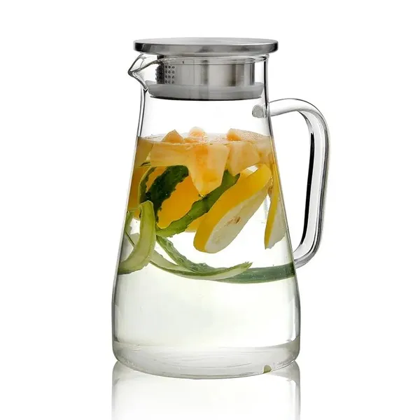 Pack_Of_2_Borosilicate_Glass_1800ml_1_8_Litre_Water_Jug_With_Handle_Juice_Beverage_Carafe_With_Stainless_Steel_Lid_Big_Glass_Iced_Tea_Pitcher