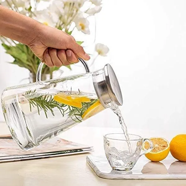 Pack_Of_2_Borosilicate_Glass_1800ml_1_8_Litre_Water_Jug_With_Handle_Juice_Beverage_Carafe_With_Stainless_Steel_Lid_Big_Glass_Iced_Tea_Pitcher