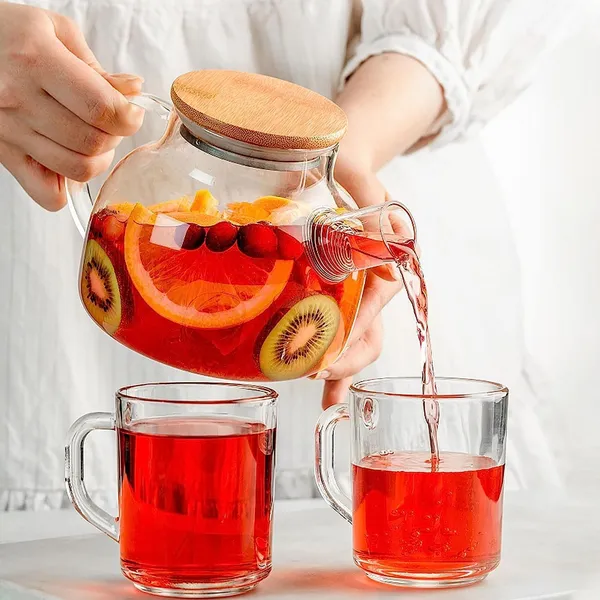 1_1l_Borosilicate_Glass_Pitcher_Stylish_Transparent_Water_Jug_With_Lid_Heat_Resistant_Beverage_Carafe_For_Hot_Cold_Drinks_Juices