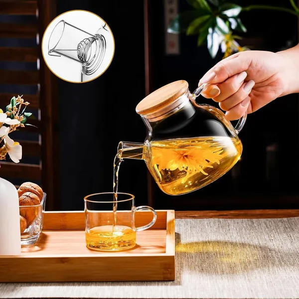 1_1l_Borosilicate_Glass_Pitcher_Stylish_Transparent_Water_Jug_With_Lid_Heat_Resistant_Beverage_Carafe_For_Hot_Cold_Drinks_Juices