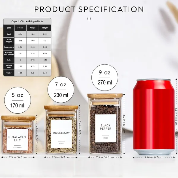 Vilon_270_Ml_9oz_12_Piece_Glass_Spice_Jars_Set_With_Bamboo_Lids_White_Vinyl_Printed_Labels_Square_Spice_Jars_For_Kitchen_Storage_And_Organization
