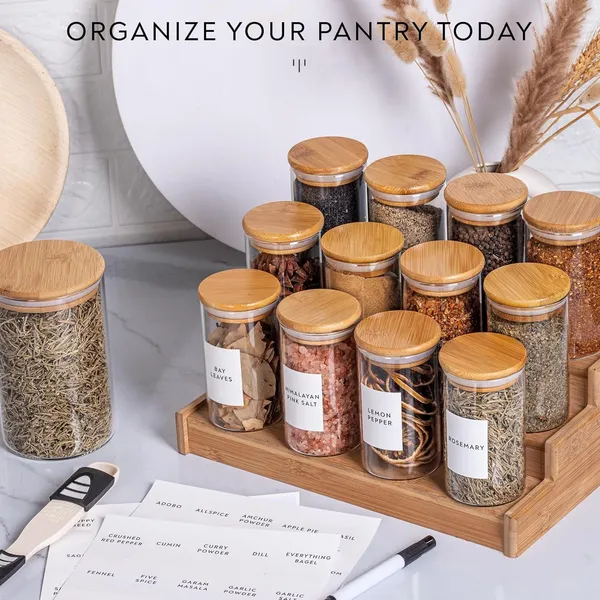 Vilon_9oz_270ml_12pack_Spice_Jars_With_Minimalist_Spice_Labels_Round_Jars_With_Bamboo_Lids_Premium_Labels_Storage_Container_Canisters_Transparent